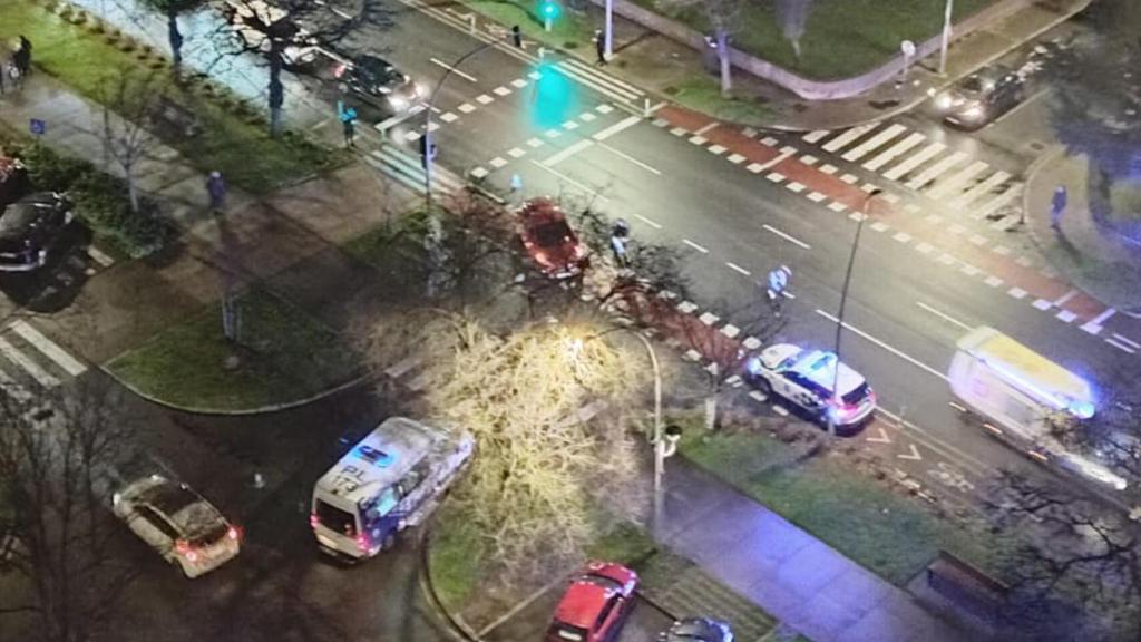 Un joven herido en A Coruña tras una colisión entre un patinete y un turismo en Salvador de Madariaga