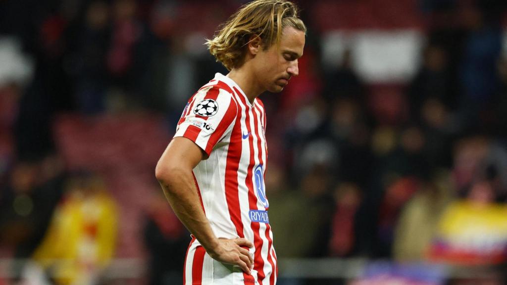 Marcos Llorente, cabizbajo.