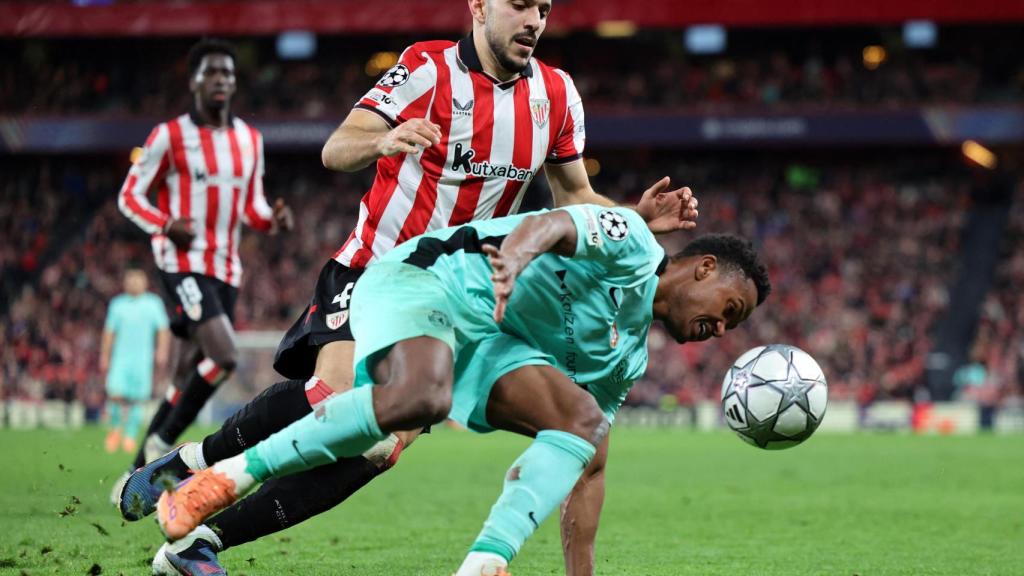 Paredes, durante el partido contra el Athletic.