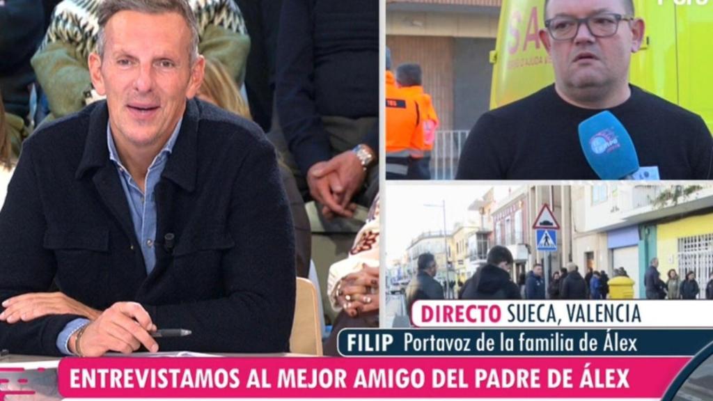 Joaquín Prat y el portavoz del menor en 'El tiempo justo'