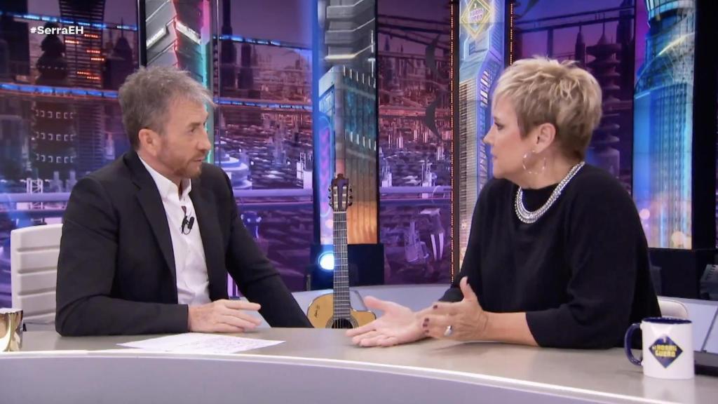 Glòria Serra y Pablo Motos en 'El Hormiguero'