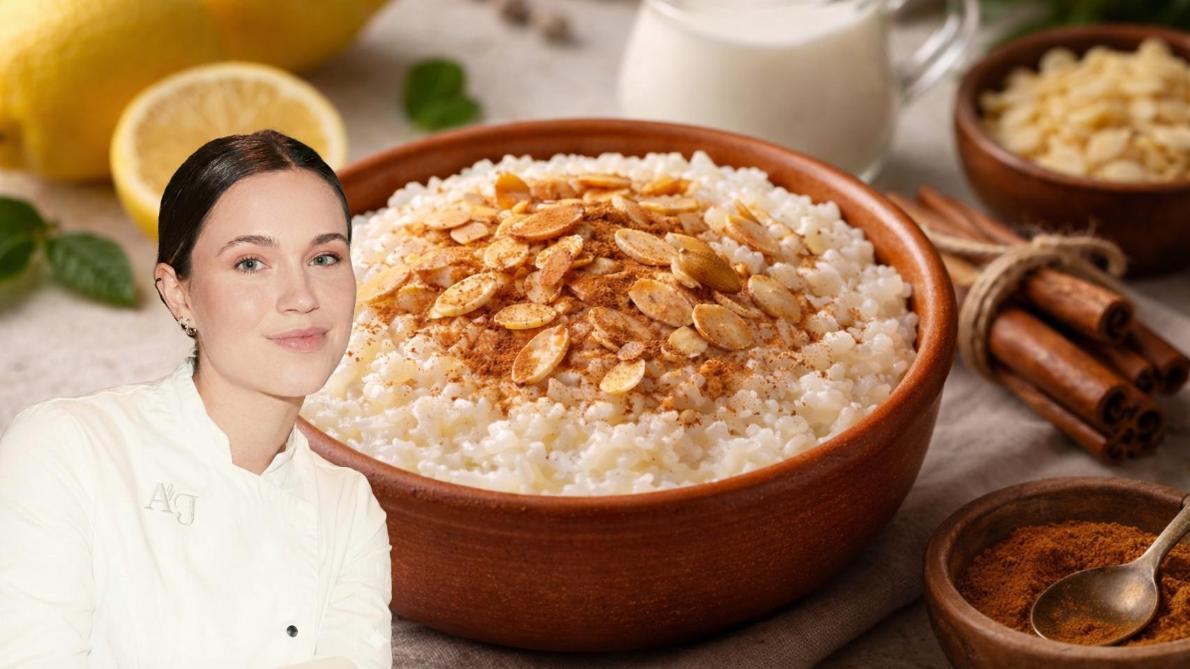 Vero Gómez, cocinera, en un montaje de El Español