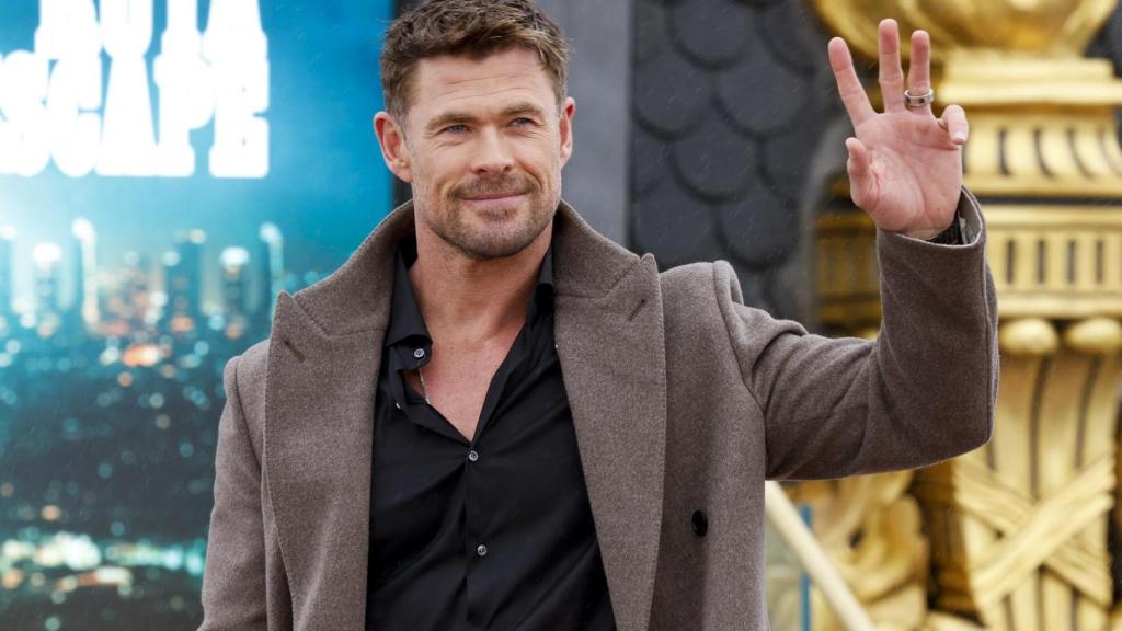 Chris Hemsworth en la presentación de 'Ruta de Escape' en Madrid.