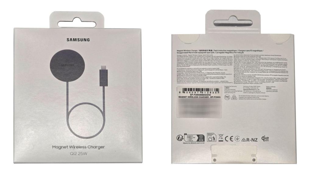 Cargador inalámbrico Qi2 de Samsung en fotografías filtradas