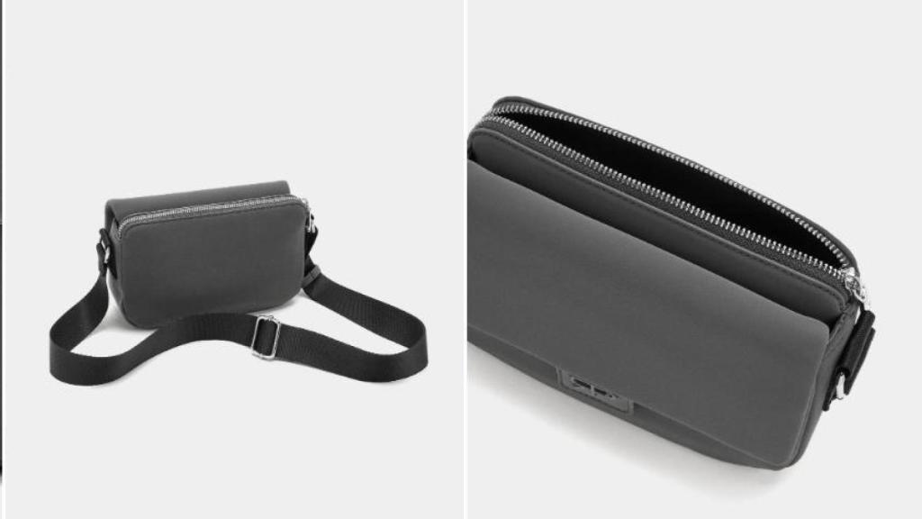 Bolso bandolera textura suave. Ref. 243857_DGS