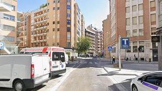 Calle San Blas en Valladolid.
