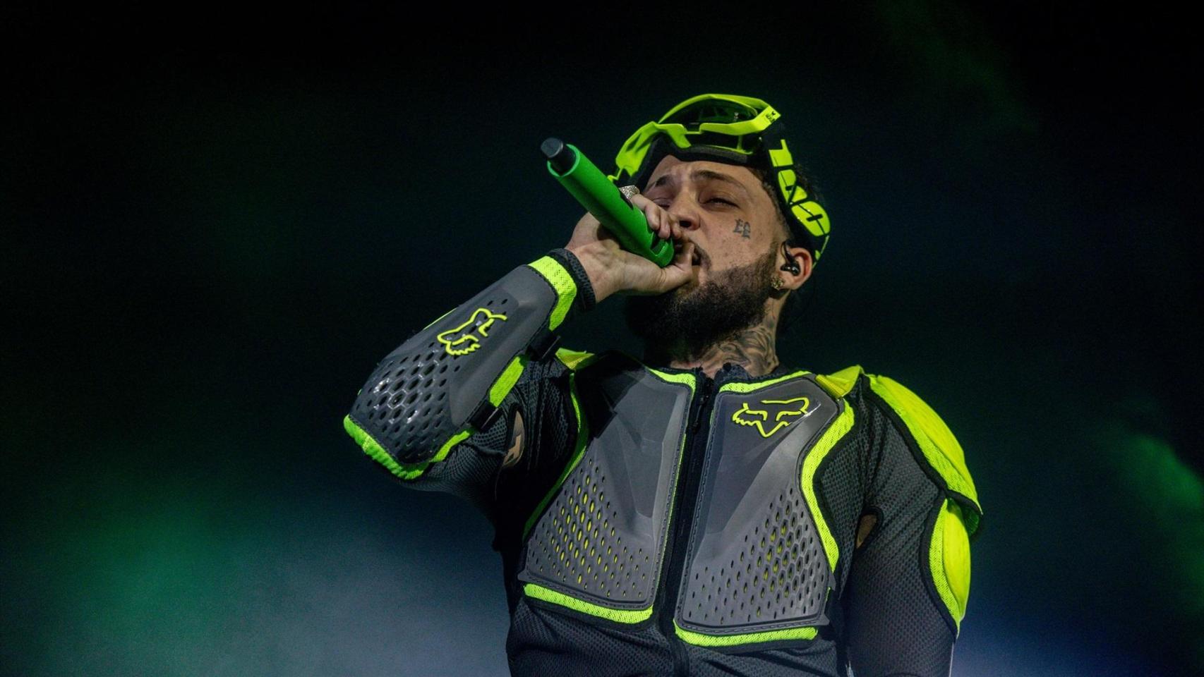 El cantante sevillano JC Reyes, en un concierto.