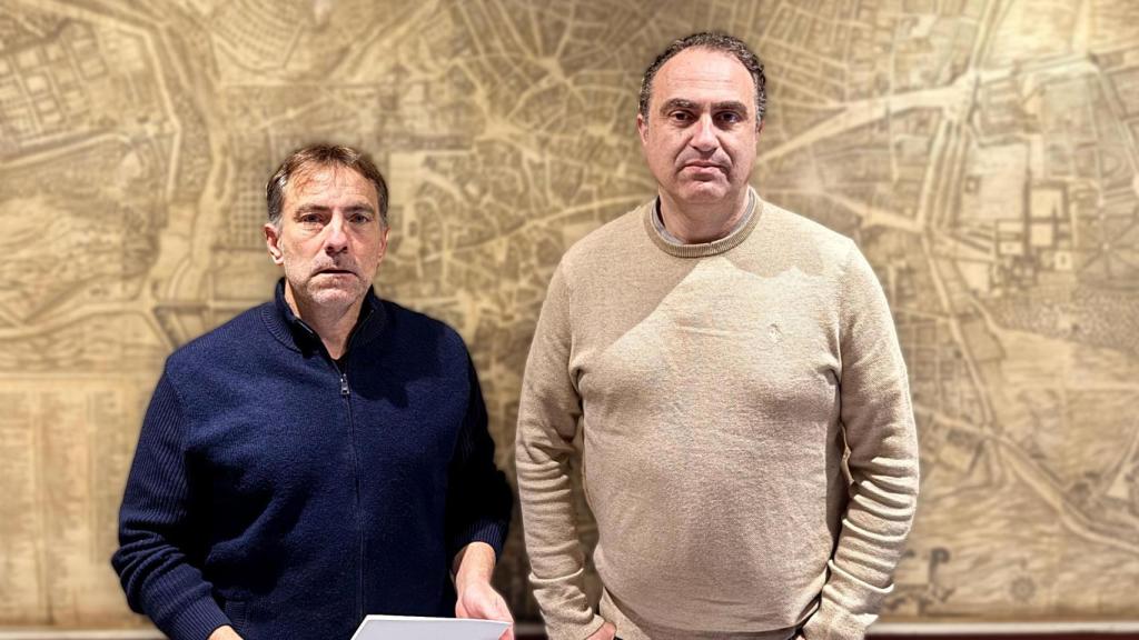 Cofundadores de BigGardian: Iñaki Espinosa, veterinario y socio fundador, y Jesús Torrijos, productor ganadero y socio fundador.