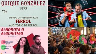 Estos son todos los grandes eventos de febrero 2026 que acogerá la ciudad de Ferrol