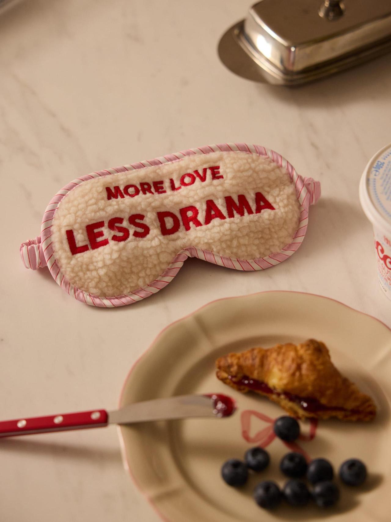 Máscara para dormir.