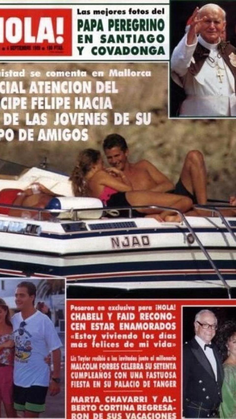 La portada de '¡HOLA!' que destapó el romance de Felipe e Isabel.