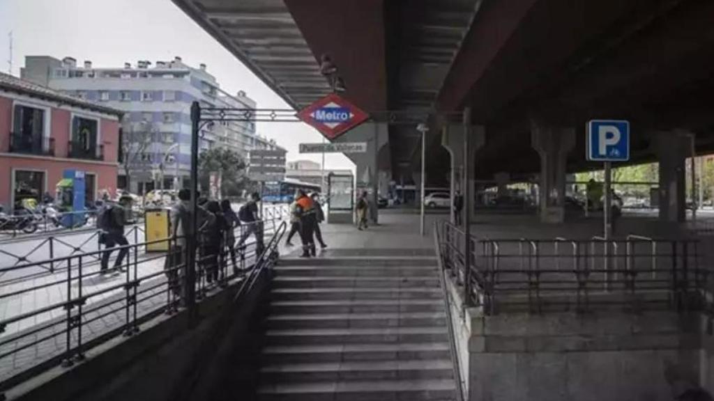 Metro de Puente de Vallecas.
