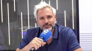Santi Cañizares, en los estudios de la Cadena COPE