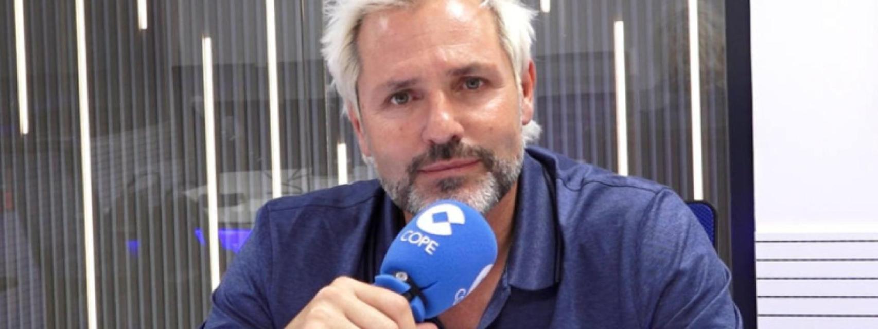 Santi Cañizares, en los estudios de la Cadena COPE