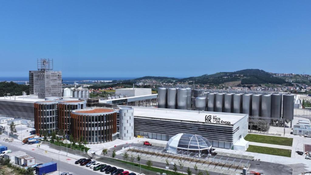 La fábrica de Estrella Galicia en Morás.