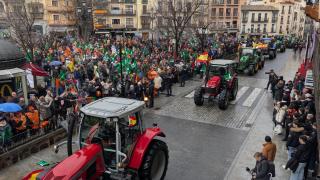 Cientos de agricultores y 66 tractores protestan en Toledo contra Mercosur y la nueva PAC: No toleramos más mentiras