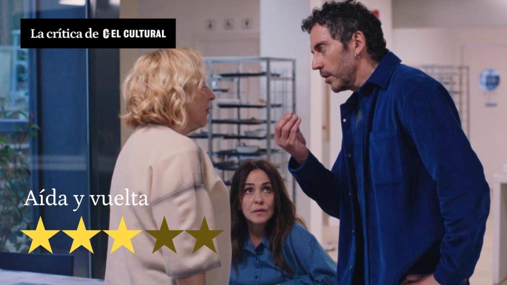 Carmen Machi y Paco León en la película ‘Aída y vuelta’