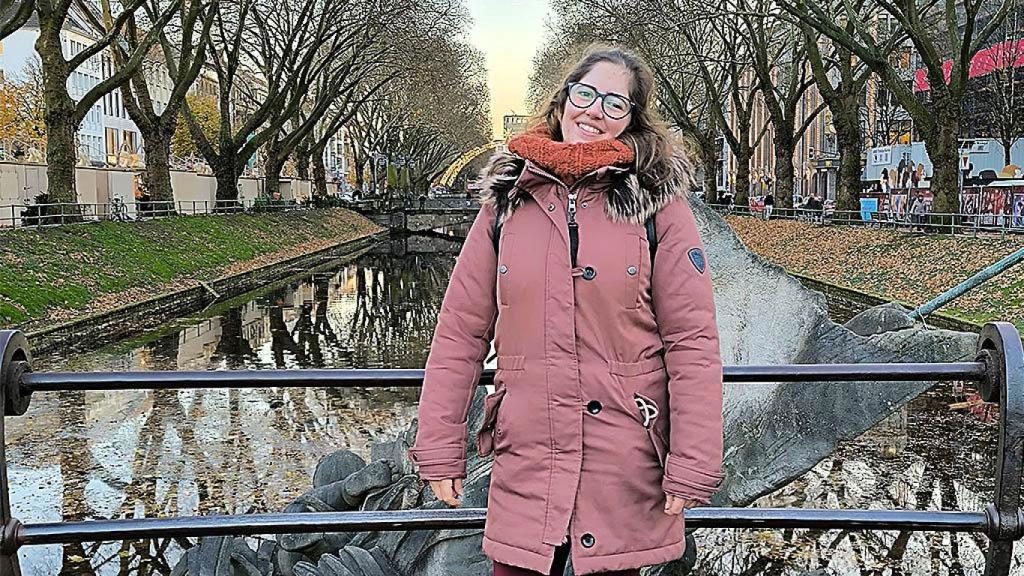 Laura, feliz en Bonn, trabajando en Alemania.