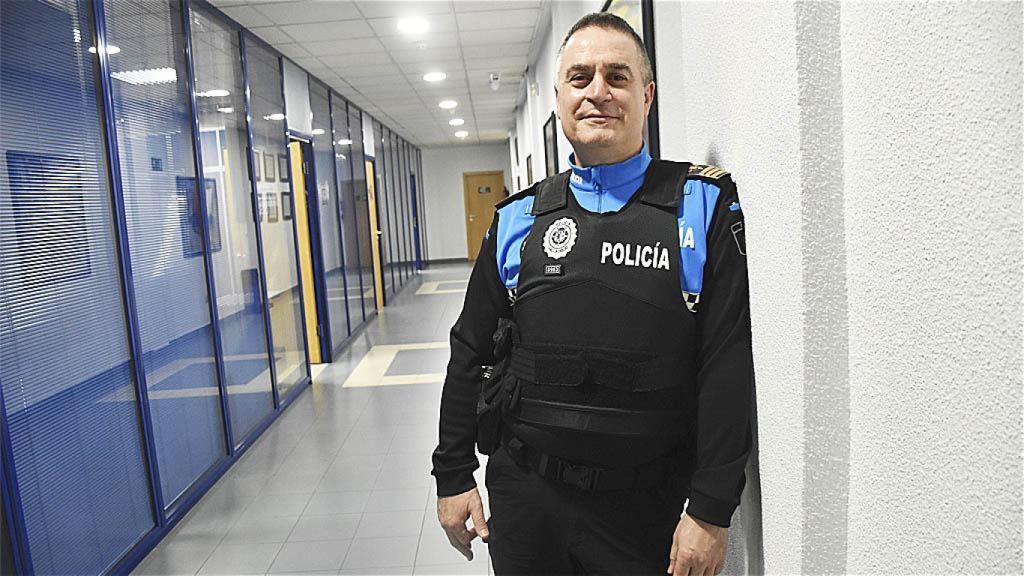 José Antonio García García, el hombre más mayor y veterano de la Policía Local de Valladolid.