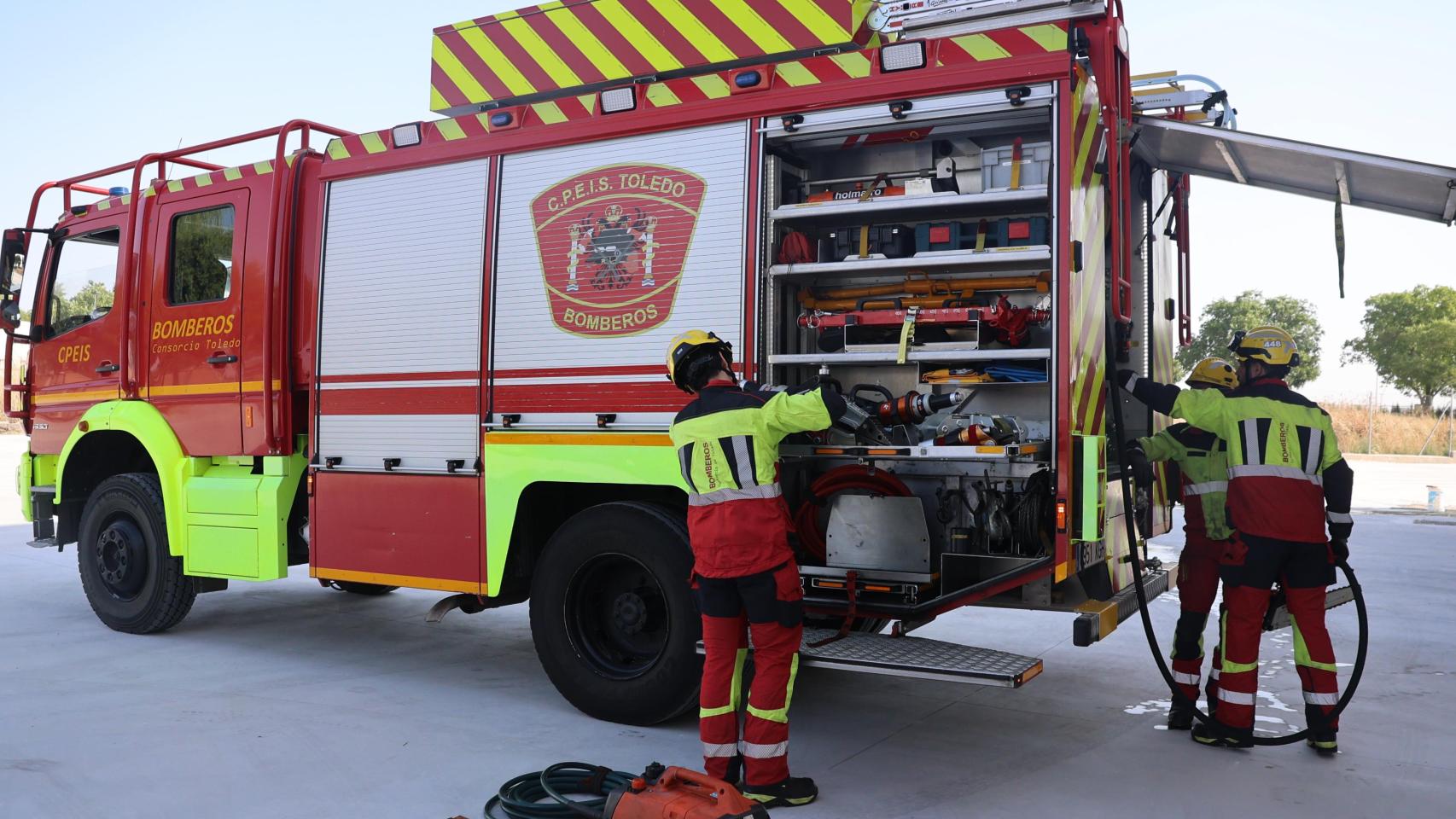 Imagen de archivo de un camión de bomberos del Consorcio Provincial de Extinción de Incendios y Salvamento