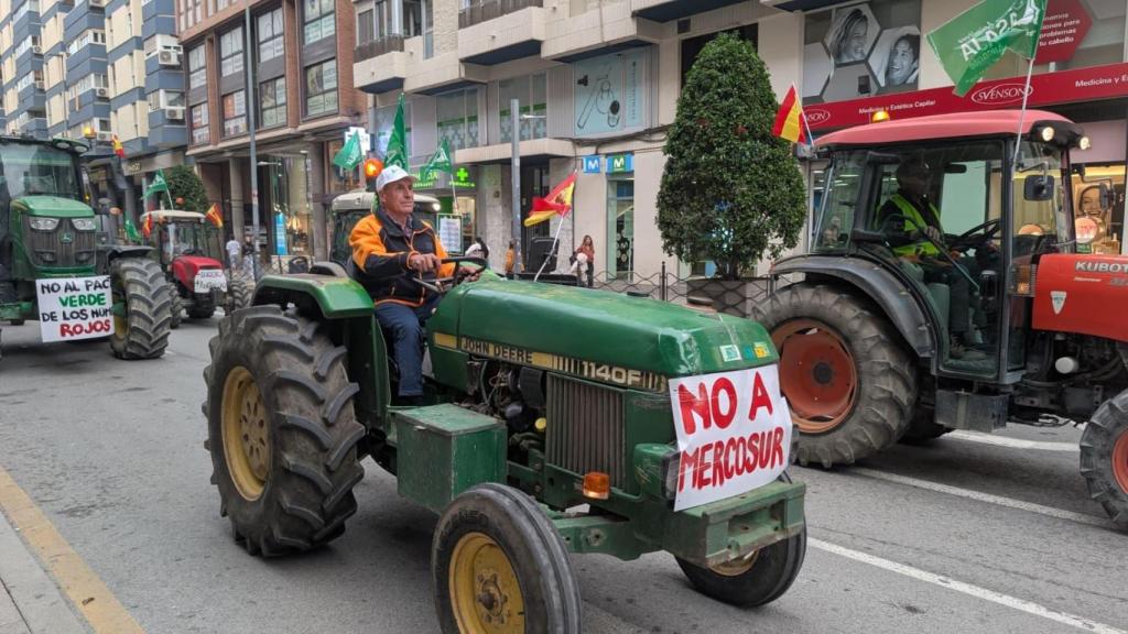 Los agricultores alicantinos protestan contra Mercosur