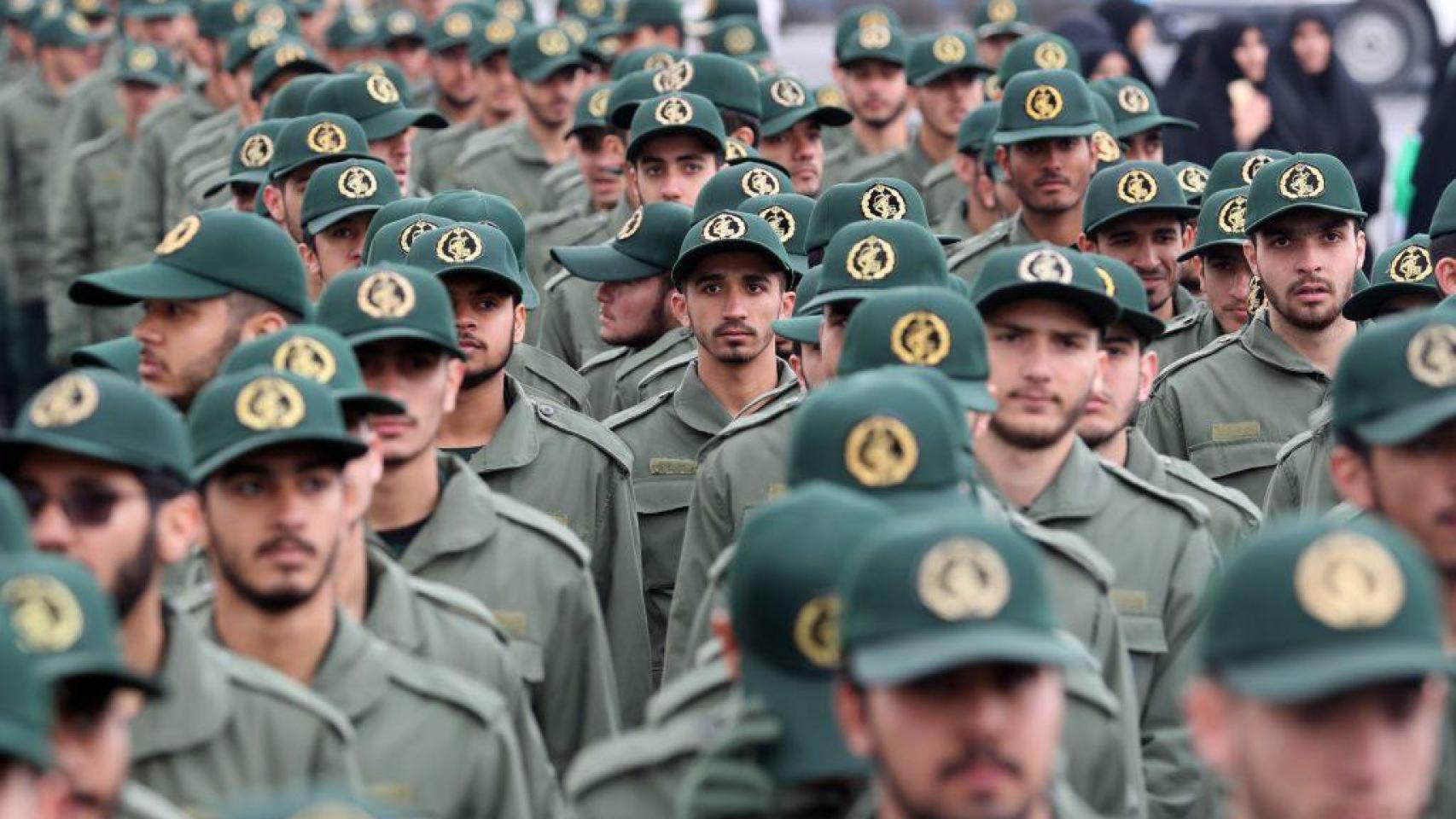 Miembros de la Guardia Revolucionaria de Irán.