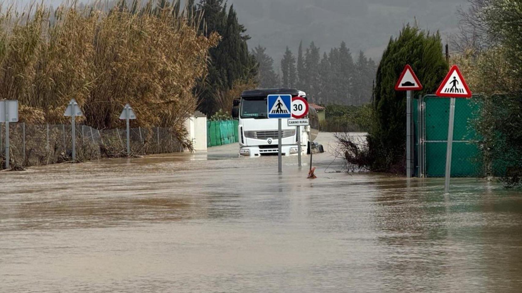 Inundaciones en Casares.