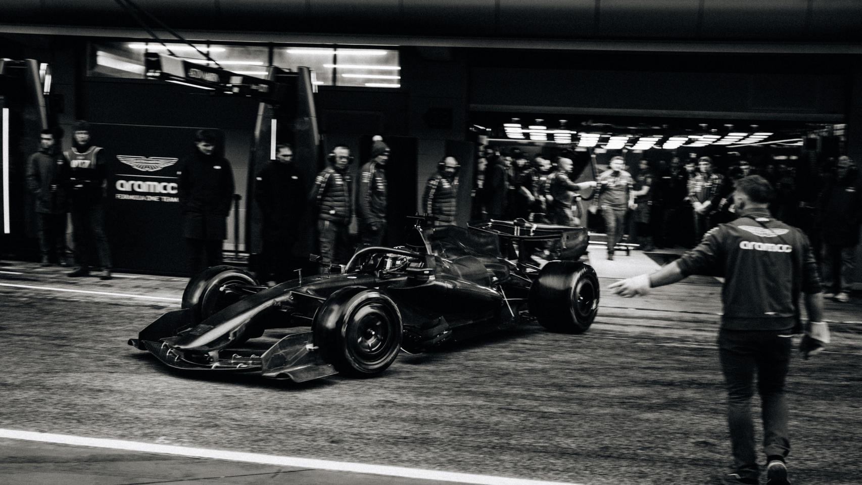 El AMR26 pilotado por Lance Stroll.