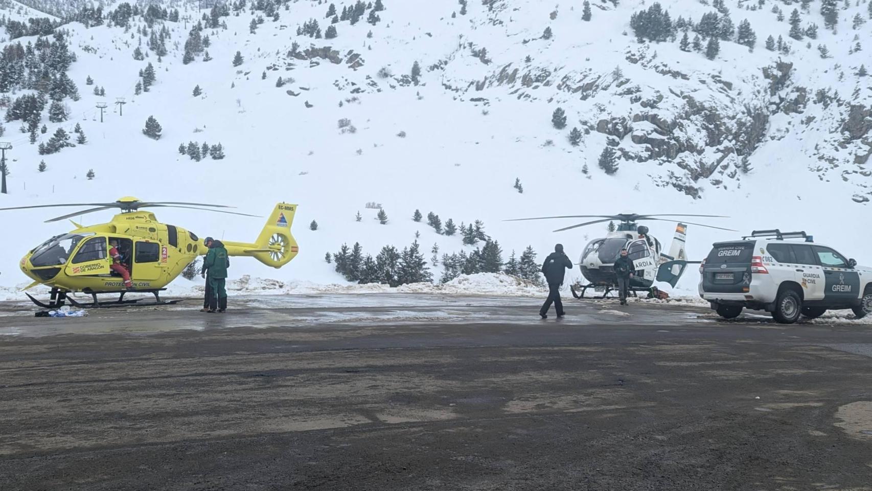 Rescate de la Guardia Civil en el Pico Cibollés.