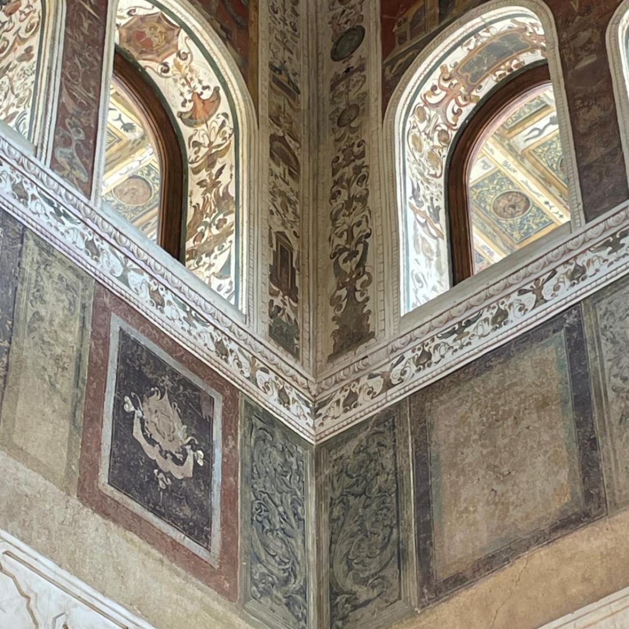 Una de las esquina del torreón secreto.