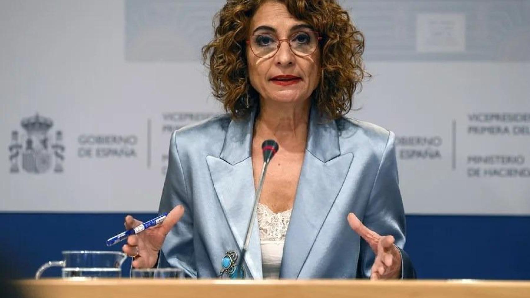 María Jesús Montero, ministra de Hacienda.