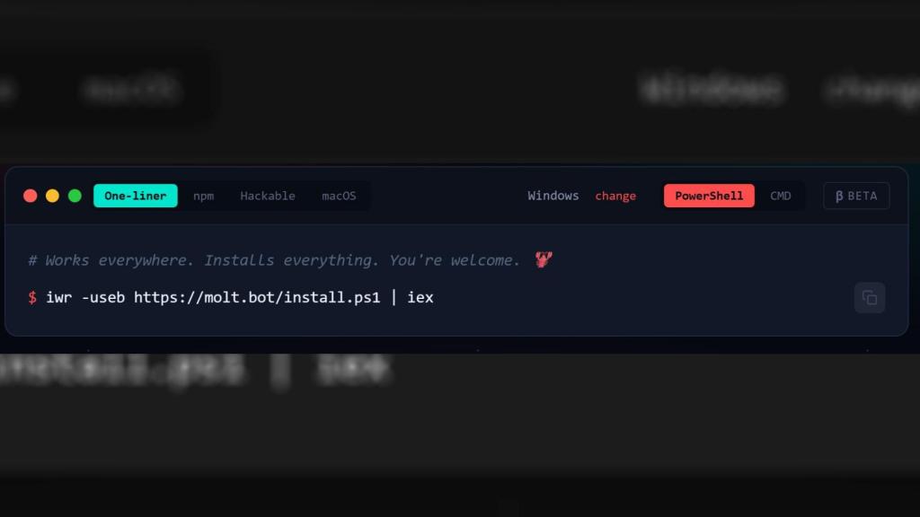 El comando que inicia Clawdbot