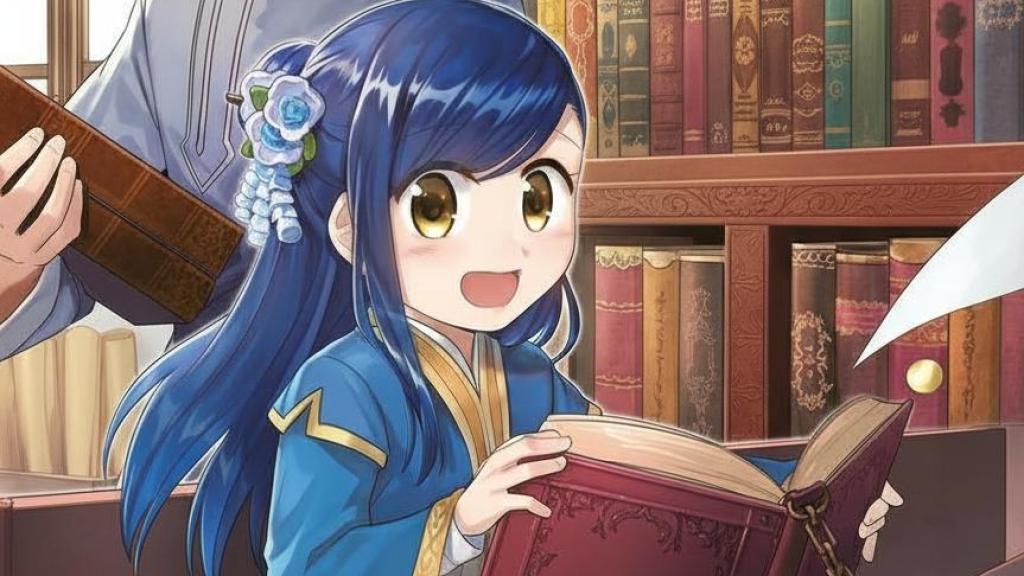 Detalle de la ilustración de Suzuka para la portada de 'El ratón de biblioteca. Temporada 2' (Kitsune Manga)