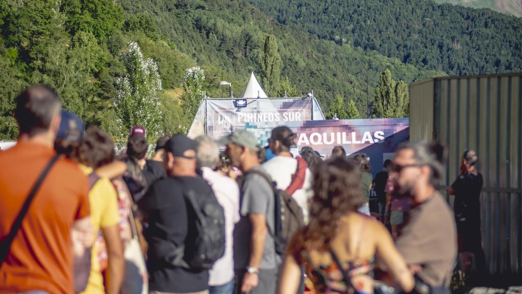 Taquillas en el Festival Pirineos Sur.