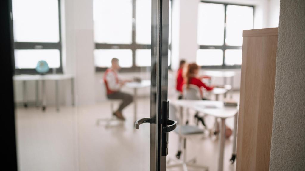 Imagen de archivo de un aula