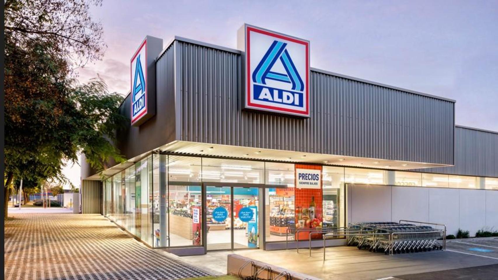 Fachada Aldi.