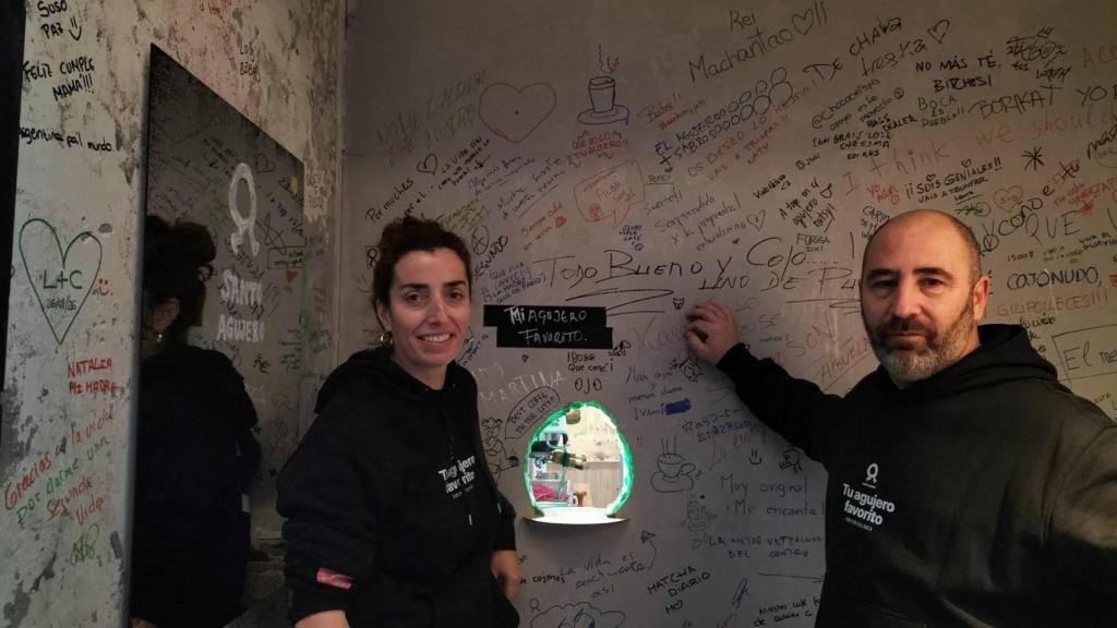 Sandra y Pedro, responsables de 'Santo Agujero'