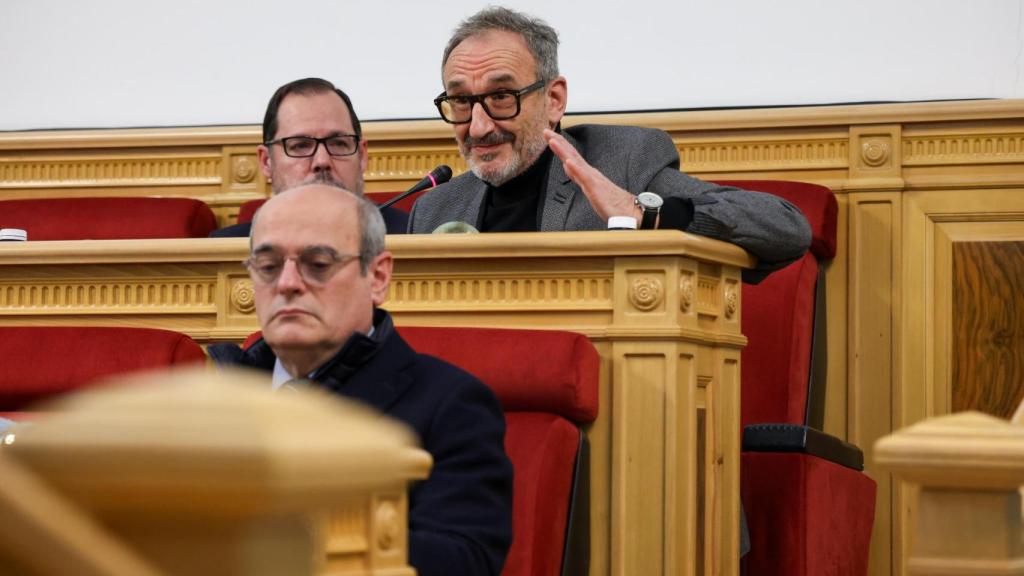 Florentino Delgado, en un momento de su intervención.