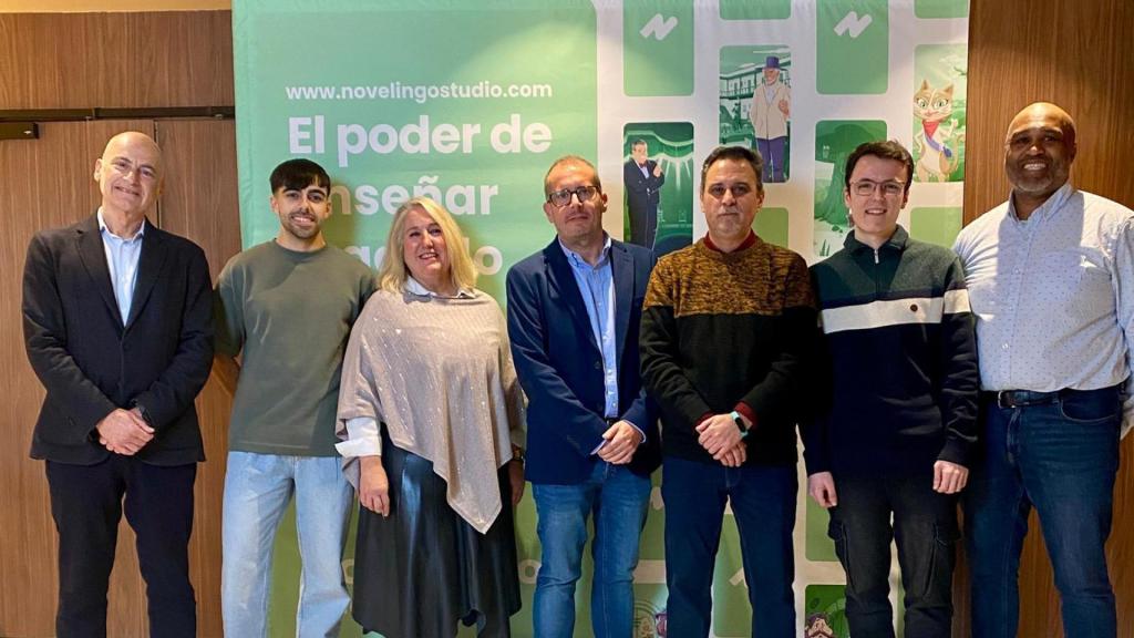 Un momento de la presentación de Novelingo Studio.