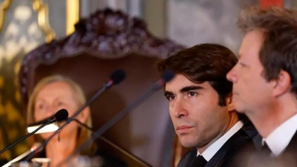 El letrado Gabriel Rodríguez Ramos, defensor del empresario Alberto González Amador, durante el juicio al exfiscal general Álvaro García Ortiz./