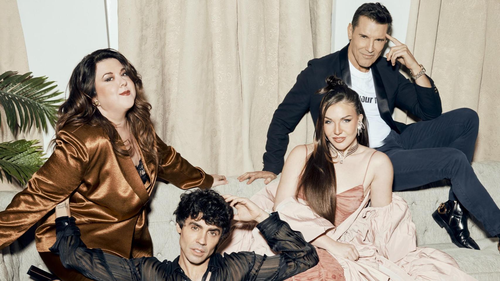 Los presentadores del Benidorm Fest 2026.