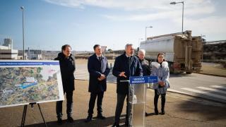 Azcón, en un acto de campaña en Fraga