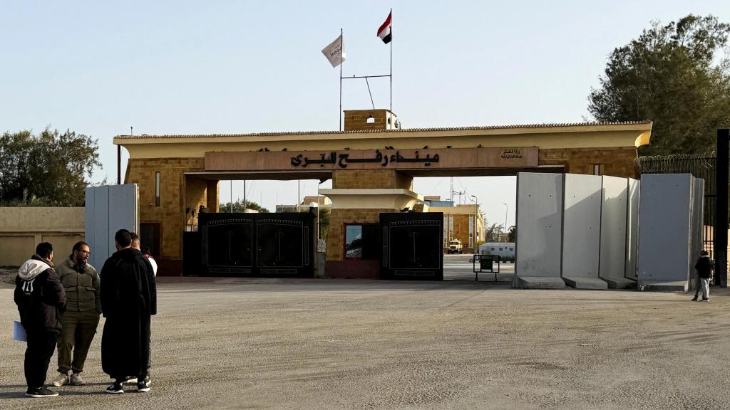 El cruce fronterizo de Rafah fotografiado esta semana.
