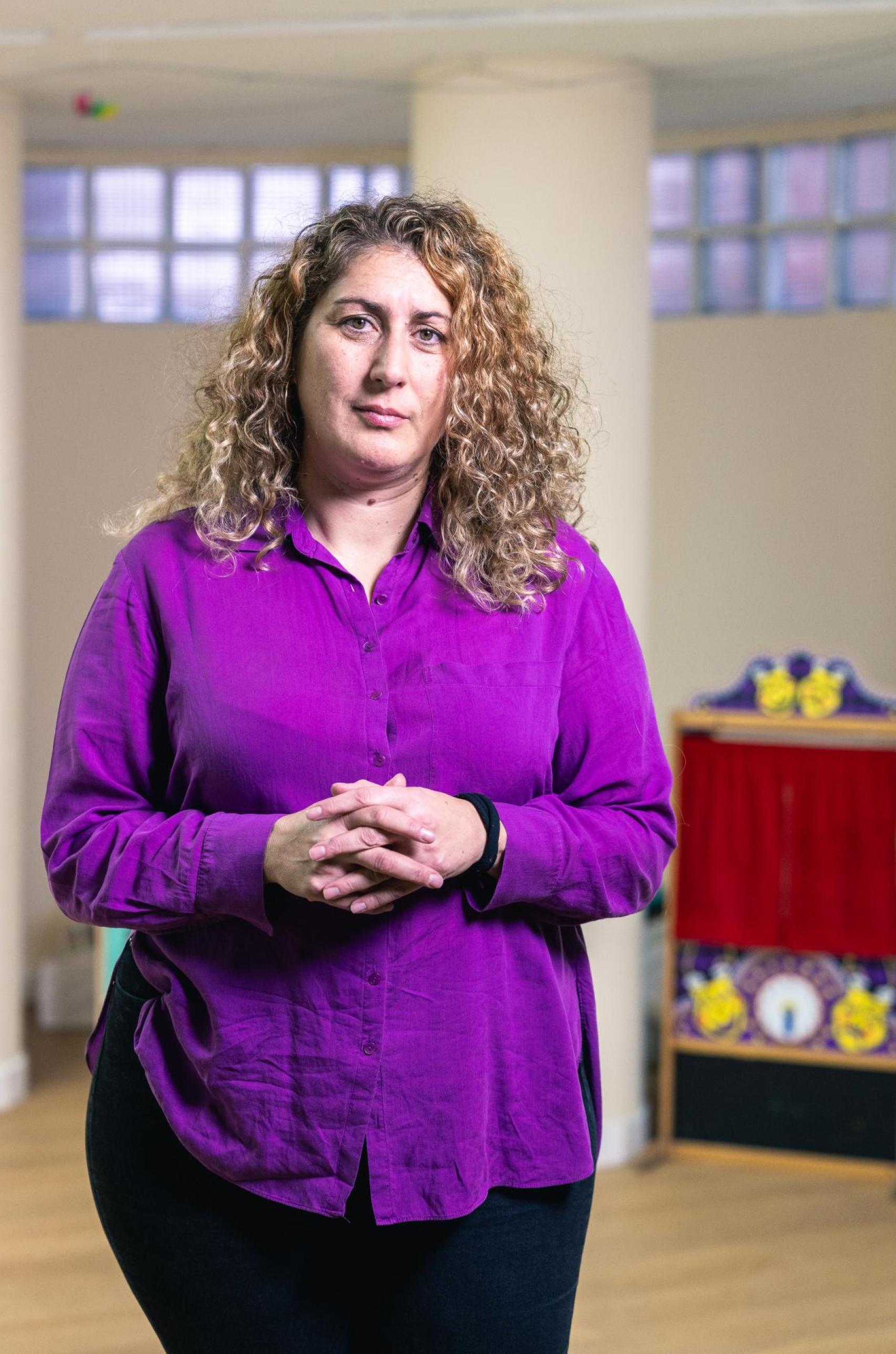 Elena Rebollo,  pedagoga y responsable del área de Infancia, Juventud y Familia de la Asociación Barró