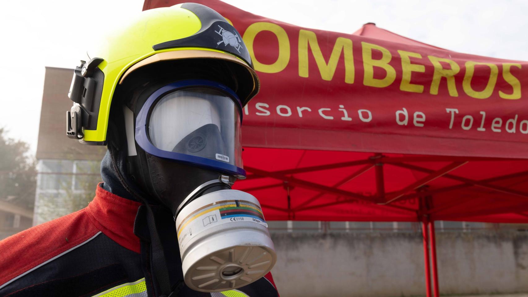 Material de los bomberos del CPEIS de Toledo.