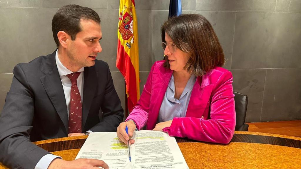 María Cuesta y Pablo Pérez, diputados del PP por Segovia