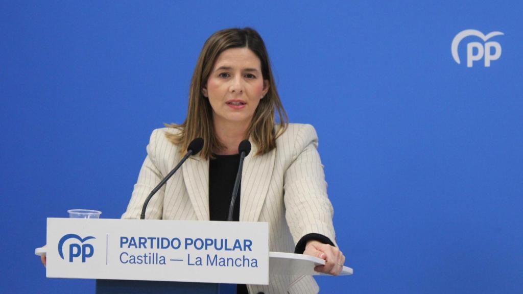 La secretaria general y portavoz parlamentaria del Partido Popular de Castilla-La Mancha, Carolina Agudo.