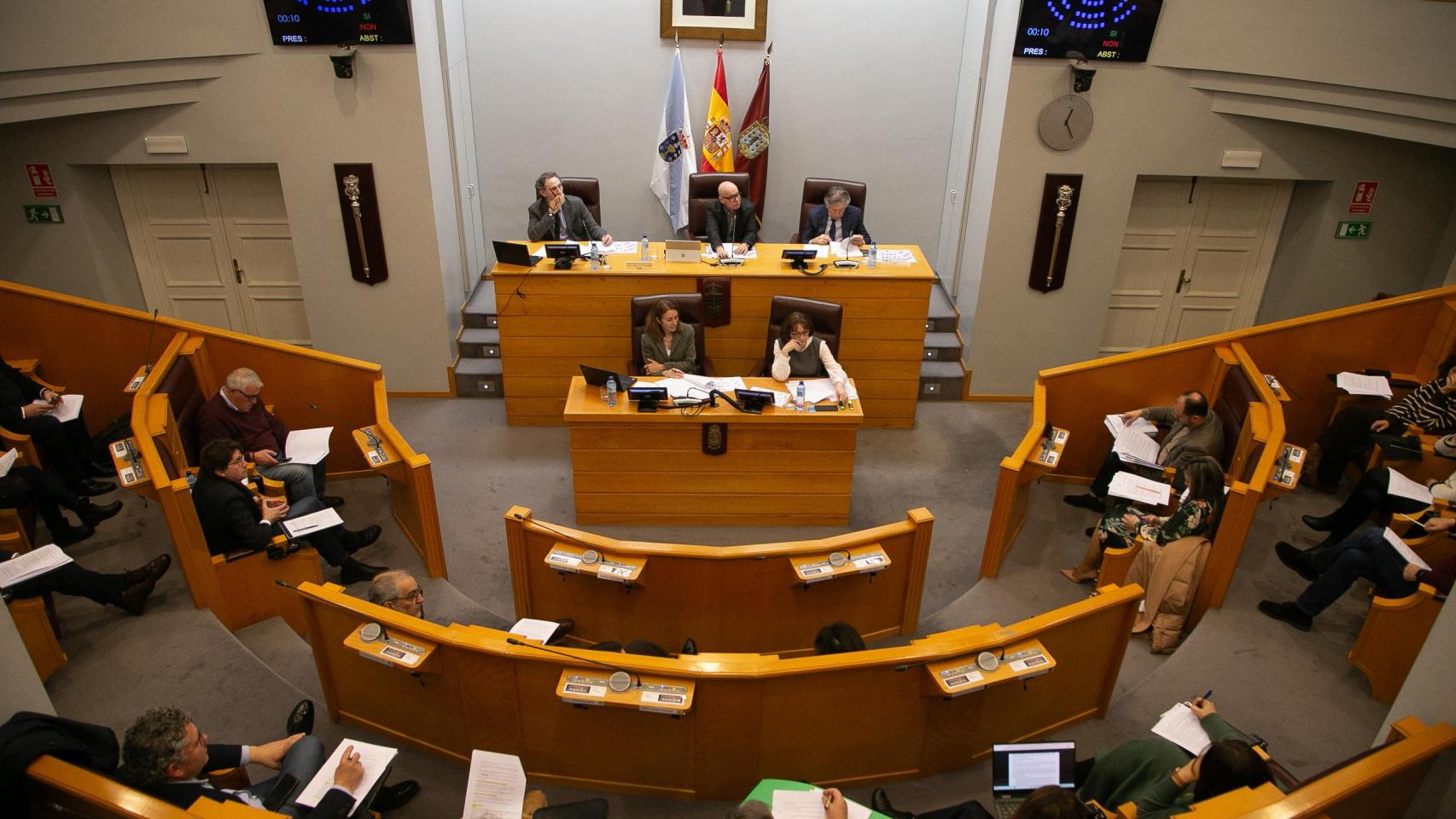 Pleno de la Diputación de A Coruña este viernes