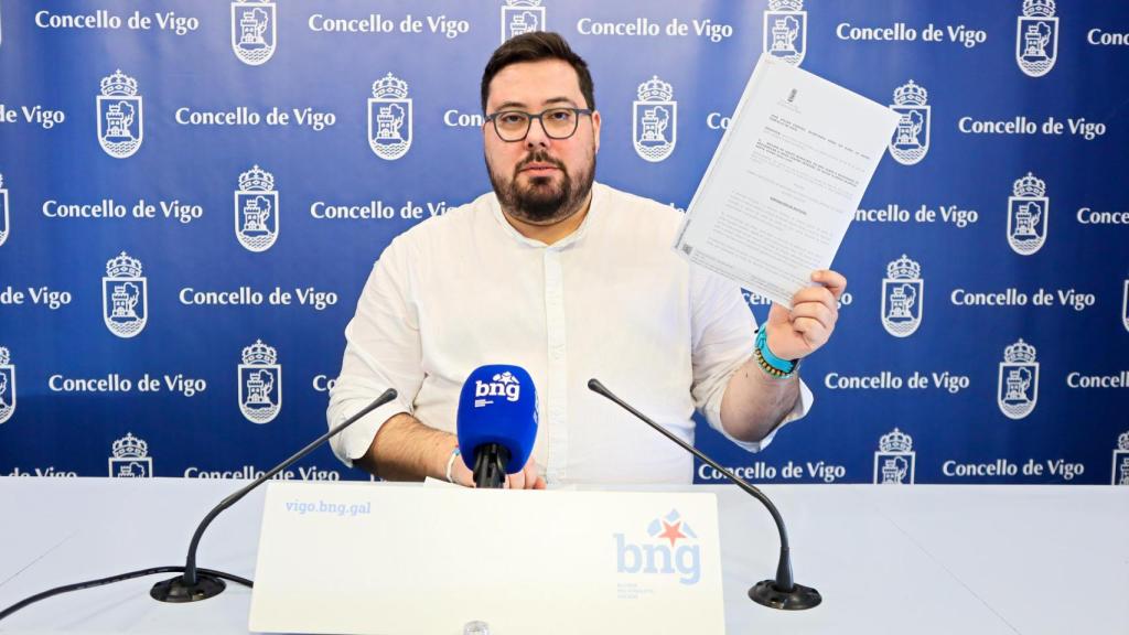 Xabier P. Igrexas, portavoz municipal del BNG de Vigo