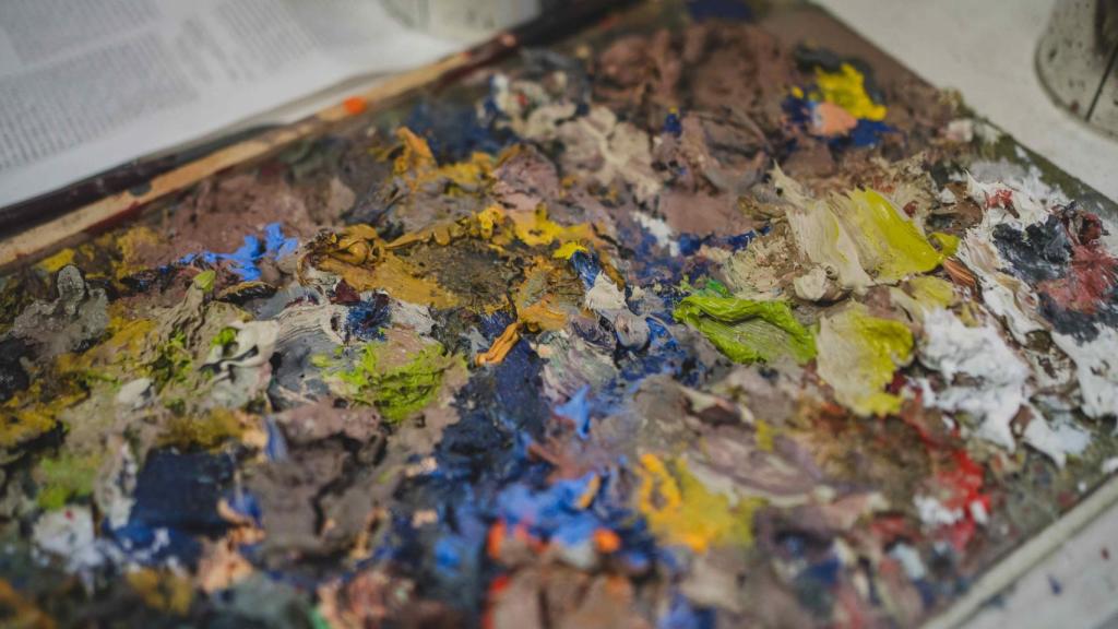 Un detalle del estudio de Jordi Teixidor. Foto: Sara Fernández